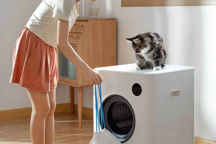 cat litter machine
